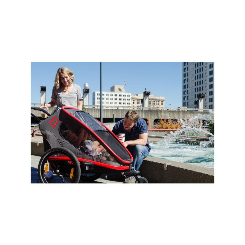 Hamax Outback 2 bicycle trailer with suspension