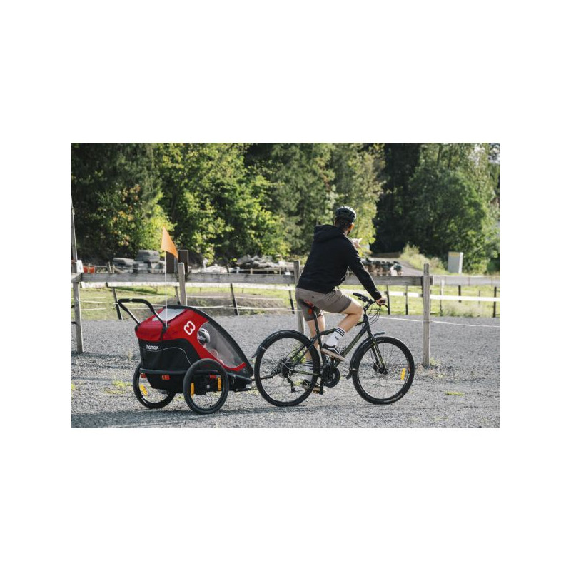 Hamax outback 2 fietskar met vering