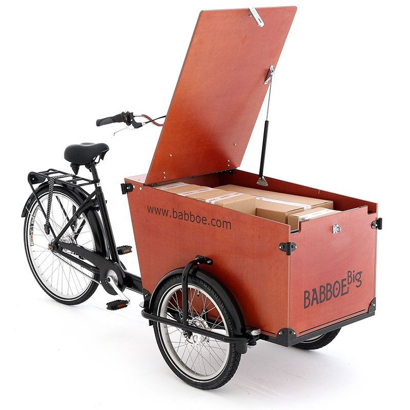 Babboe Pro trike transporter cargo bakfiets (265 L)