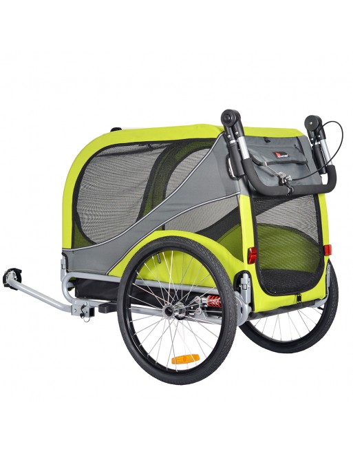 KidsCab Woof Medium dog bicycle trailer with suspension