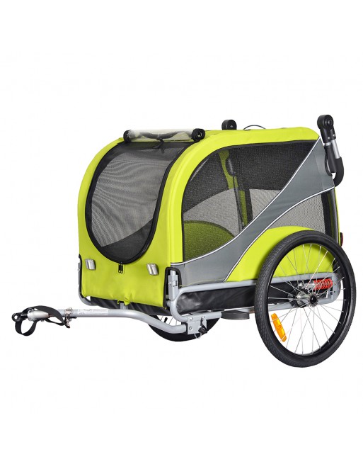 KidsCab Woof Medium dog bicycle trailer with suspension