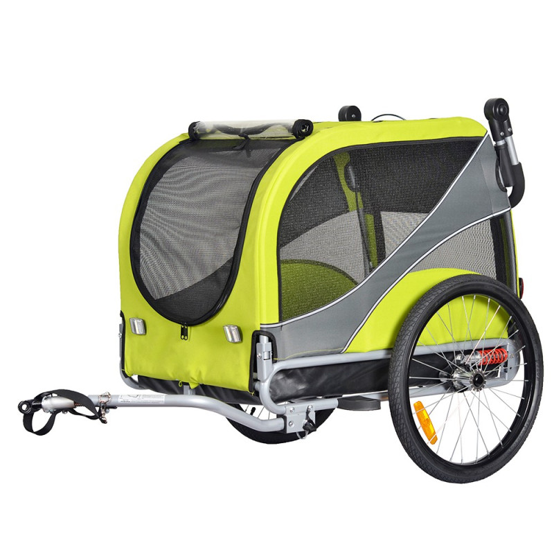KidsCab Woof Medium dog bicycle trailer with suspension