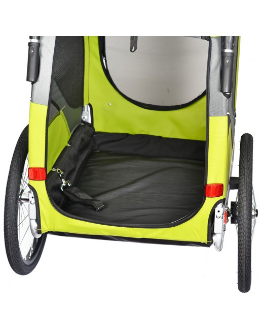 KidsCab Woof Medium dog bicycle trailer with suspension