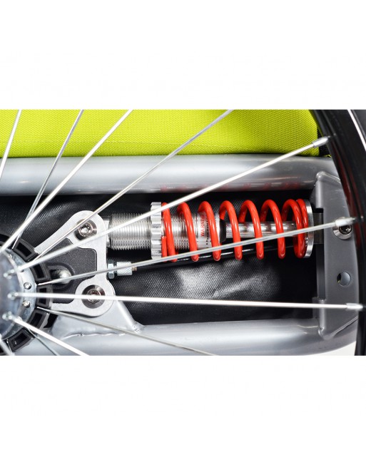 KidsCab Woof Medium dog bicycle trailer with suspension