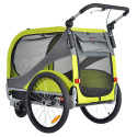 KidsCab Woof Large hondenfietskar met vering