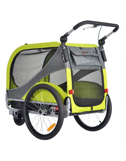 KidsCab Woof XL Remorque à vélo chien avec suspension