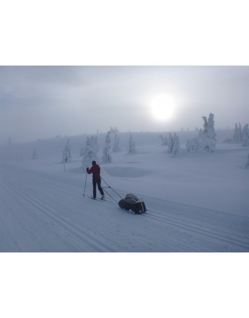 Scandinavian side bike Ski Set