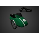 Scandinavian Side Bike Fiber trailer - Green