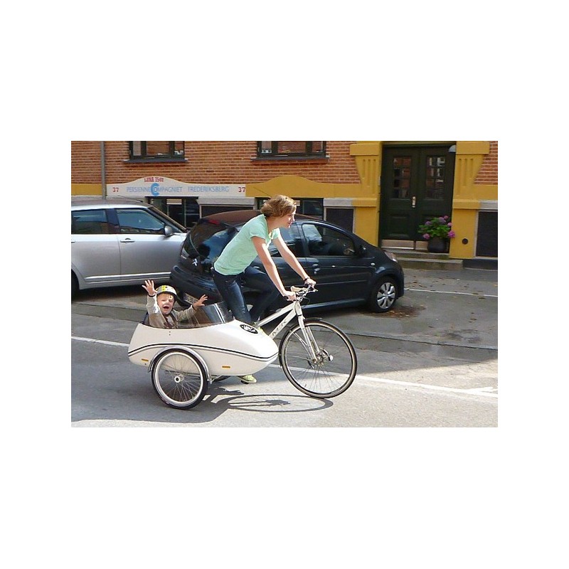 Scandinavian Side Bike Fiber fahrradanhänger
