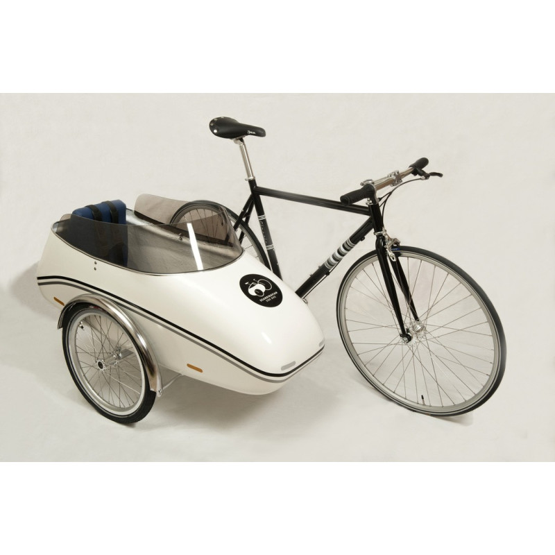 Scandinavian sidecar bike Fiber - Rouge