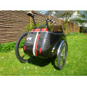 Scandinavian Side Bike Fiber Beiwagen - Rot