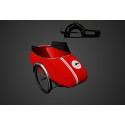 Scandinavian Side Bike Fiber Beiwagen - Rot