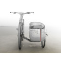 Scandinavian Side Bike Fiber trailer - White