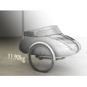 Scandinavian Side Bike Fiber Beiwagen - Weiß