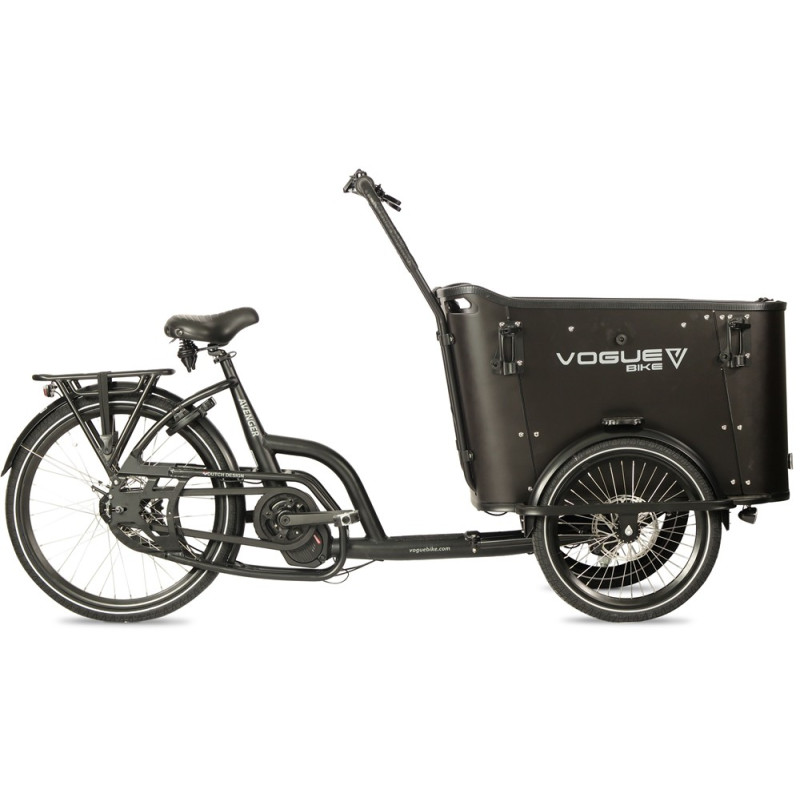 Vogue Avenger Elektrische Bakfiets – Ananda M100 Middenmotor – Luxe Cargo Bike