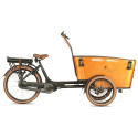 Vogue Carry 3 Elektrisches Lastenrad Dreirad – Braun – Cargo Bike mit Mittelmotor