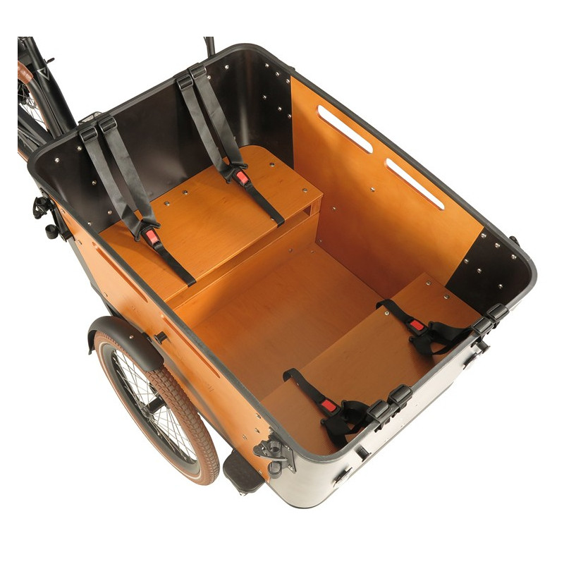 Vogue Carry 3 electric cargo bike black/brown (hydraulic)