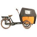 Vogue Carry 3 elektrische bakfiets zwart/bruin (hydraulisch)
