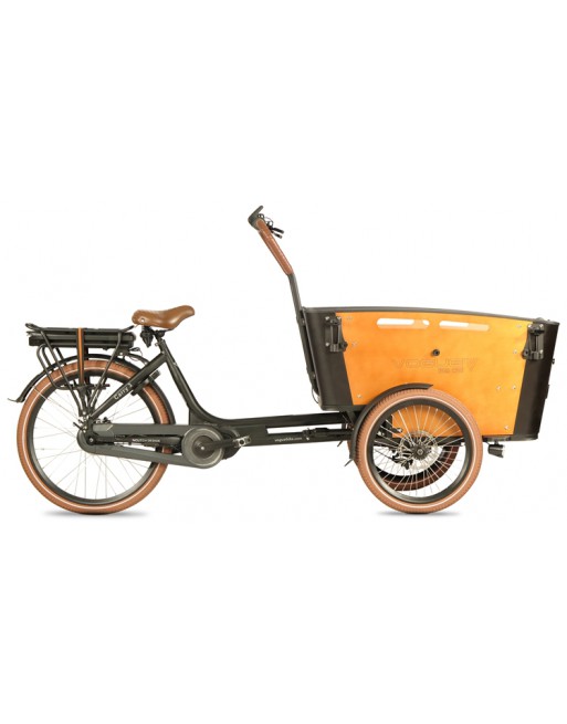 Vogue Carry 3 electric cargo bike black/brown (hydraulic)