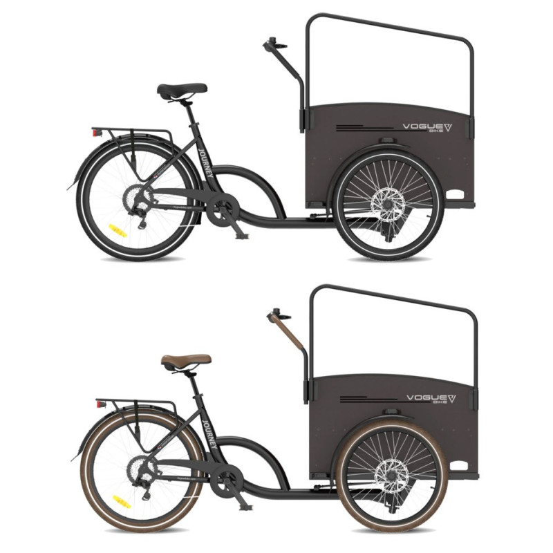 Vélo cargo Vogue Journey avec porte - Hydraulique