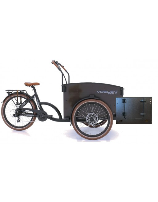 Vogue Journey cargo bike with door - Hydraulic