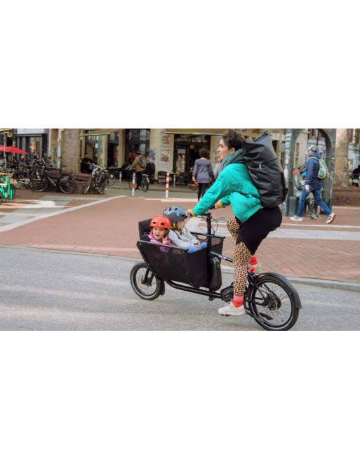 Muli Muskel folding mini cargo bike - Black