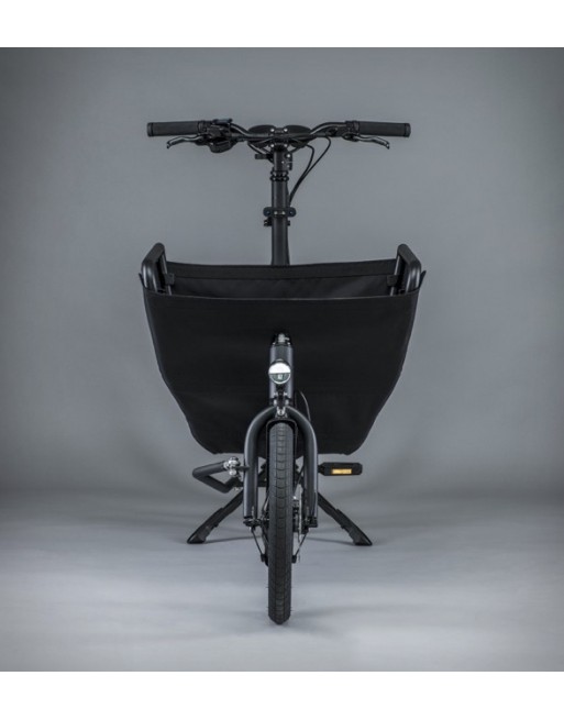 Muli Muskel folding mini cargo bike - Black