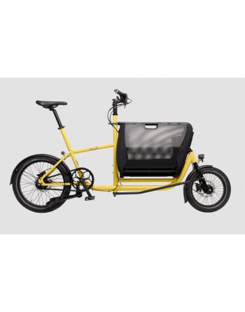 Mini vélo cargo pliant Muli Muskel - Jaune