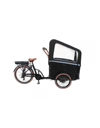 Troy Cargo Bike Rain Tent Black (Without Tent Poles)