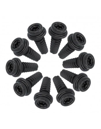 Carqon PVC screws for container (10 pieces)