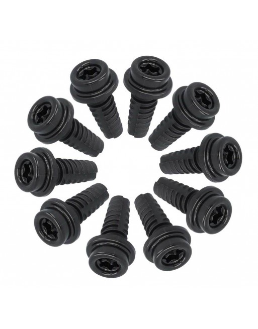 Carqon PVC screws for container (10 pieces)