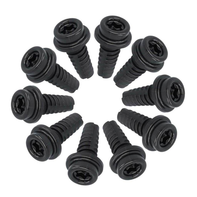 Carqon PVC screws for container (10 pieces)