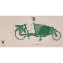Vogue Carry 2 Elektrisches Lastenrad – Braun – Cargo Bike mit Mittelmotor