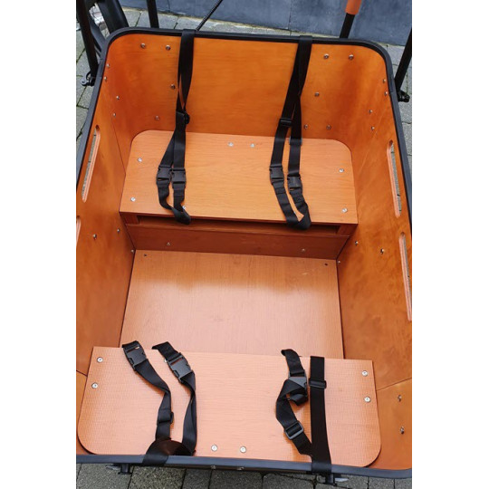 Vogue Carry 2 Elektrische Bakfiets – Bruin – Cargo Bike met Middenmotor