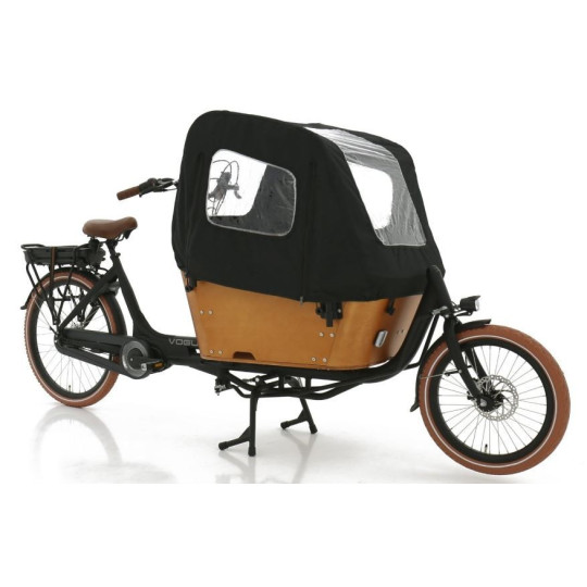 Vogue Carry 2 Elektrisches Lastenrad – Braun – Cargo Bike mit Mittelmotor