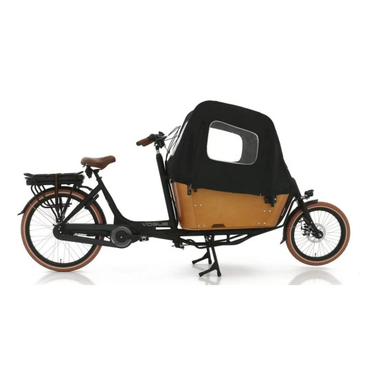 Vogue Carry 2 Elektrische Bakfiets – Bruin – Cargo Bike met Middenmotor