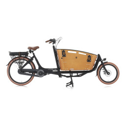 Vogue Carry 2 Elektrisches Lastenrad – Braun – Cargo Bike mit Mittelmotor