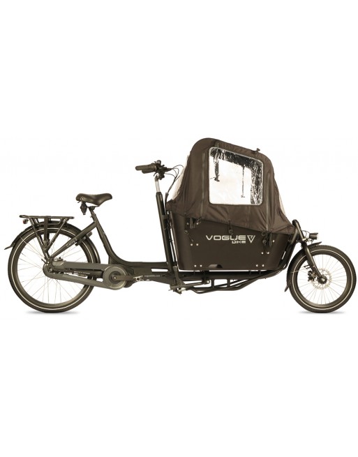 Vogue Carry 2 elektrische bakfiets Zwart - 2025