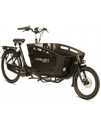 Vélo cargo électrique Vogue Carry 2 Noir - 2025