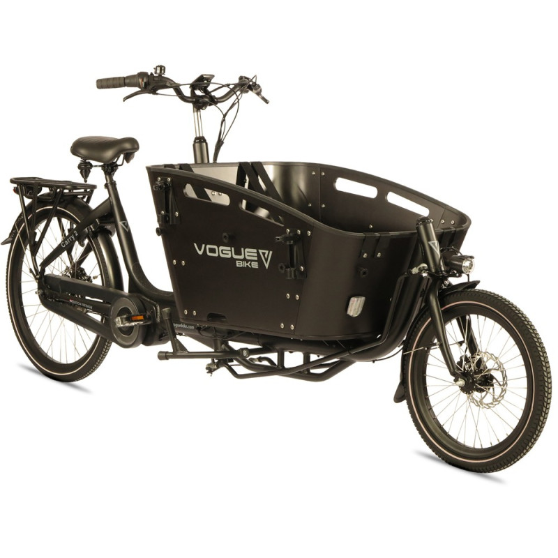 Vogue Carry 2 electric cargo bike Black - 2025