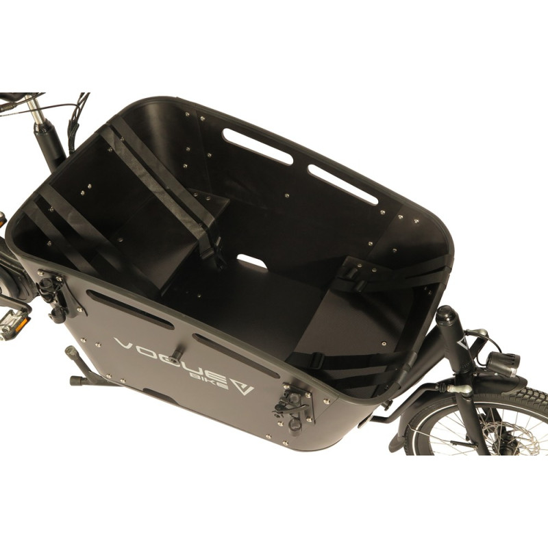 Vogue Carry 2 elektrisches Lastenfahrrad Schwarz – 2025
