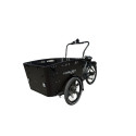Vogue Carry 3 Elektrische Bakfiets – Zwart – 3-Wiel Cargo Bike met Middenmotor