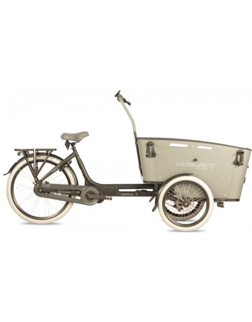 Vogue Carry 3 electric cargo bike - Gray 2025