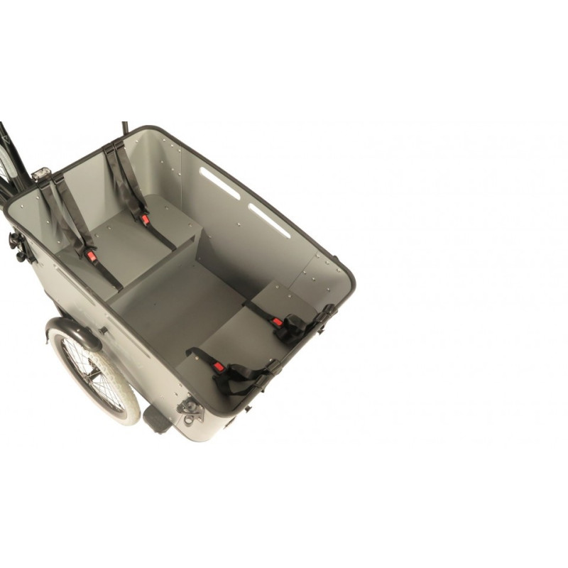 Vogue Carry 3 electric cargo bike - Gray 2025