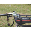 Adaptateur pour fixation de remorque de vélo sur porte-bagages