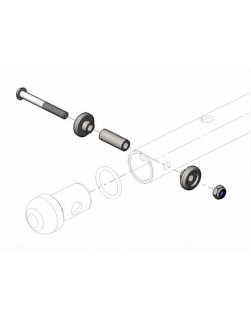 Croozer bolt set for drawbar from 2018 models