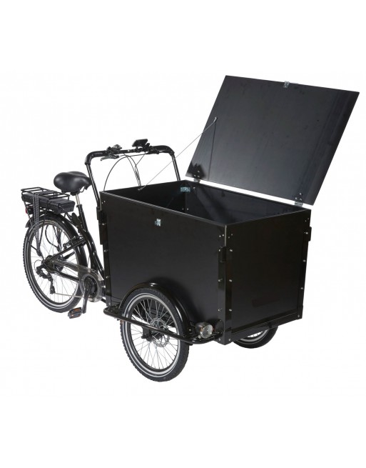 KidsCab Cargo Trike bakfiets met afsluitbare deksel
