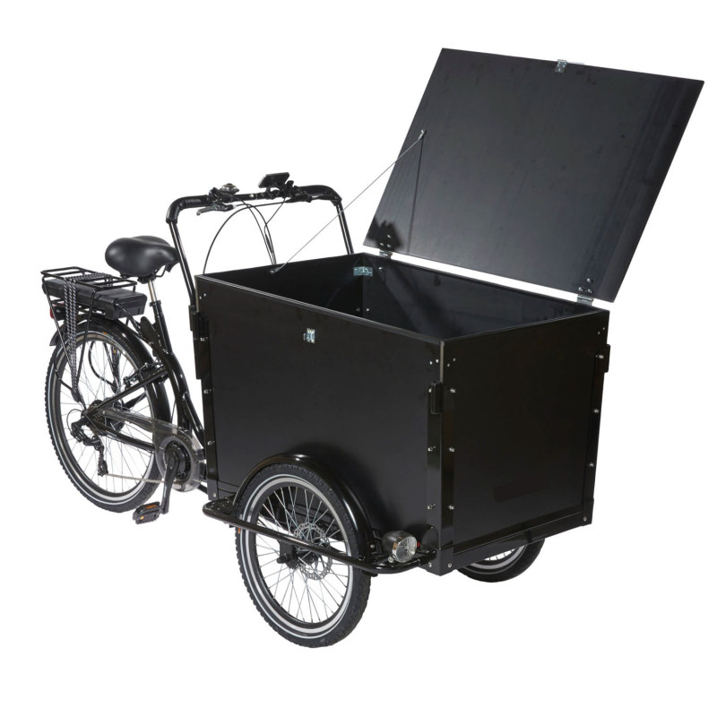KidsCab Cargo Trike bakfiets met afsluitbare deksel