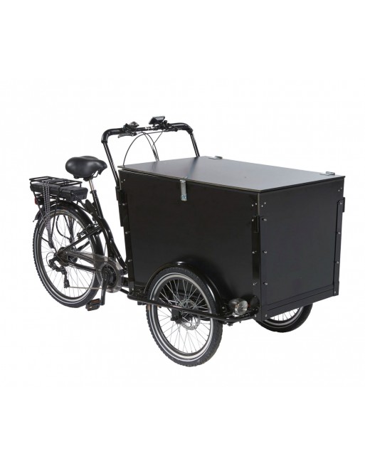 KidsCab Cargo Trike cargo bike with lockable lid