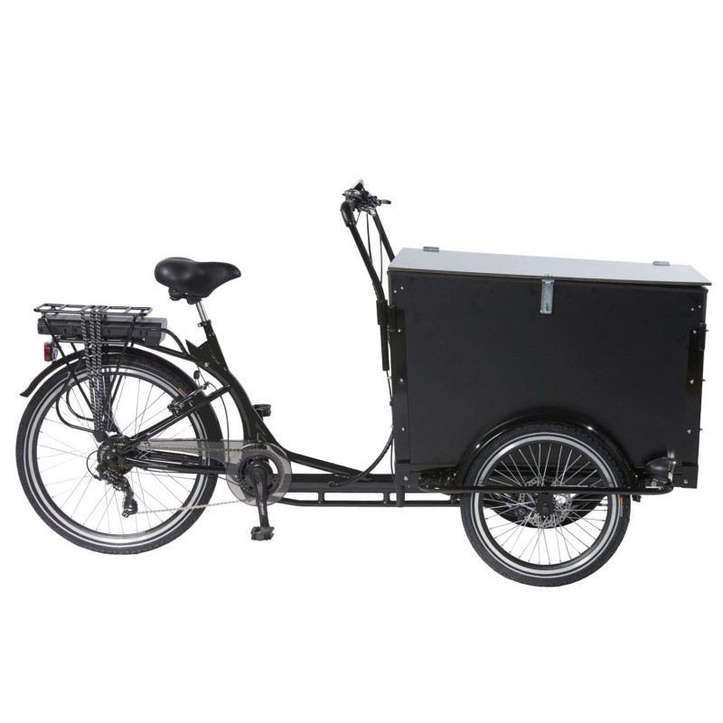 KidsCab Cargo Trike bakfiets met afsluitbare deksel